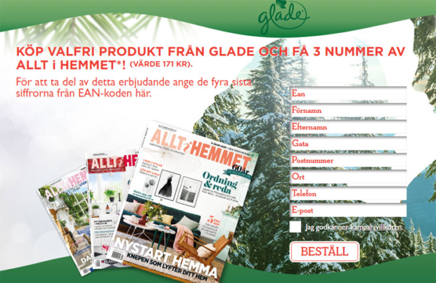 glade samlarkampanj
