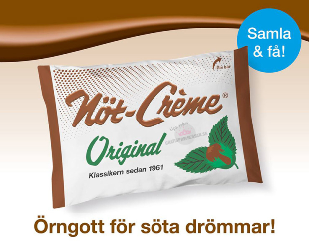 nöt-creme samla och få
