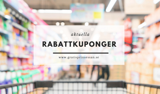 aktuella rabattkuponger
