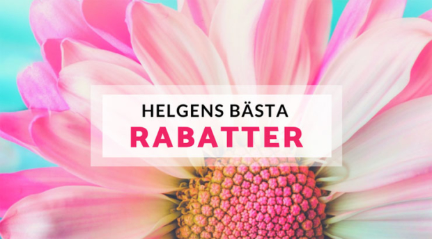 helgens bästa rabatter