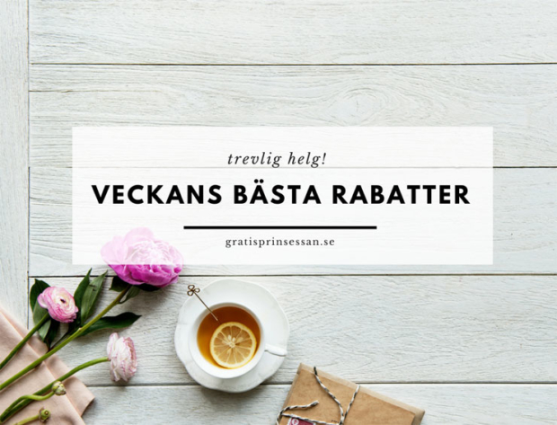 veckans bästa rabatter