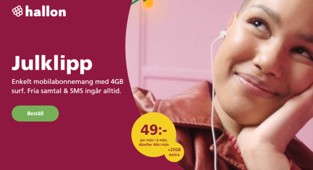 rabatt på hallon mobilabonnemang