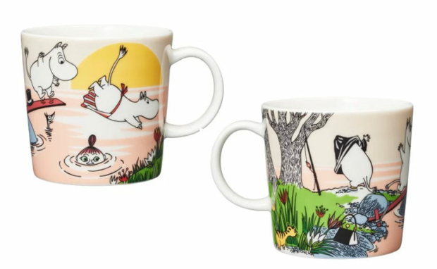 mumin mugg kvällsdopp