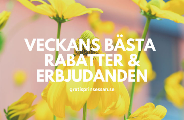 veckans bästa rabatter & erbjudanden