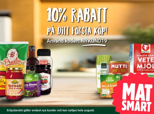 matsmart rabattkod
