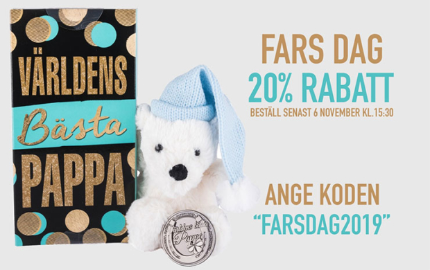 nallebudet fars dag rabatt