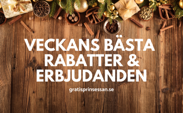 veckans bästa rabatter