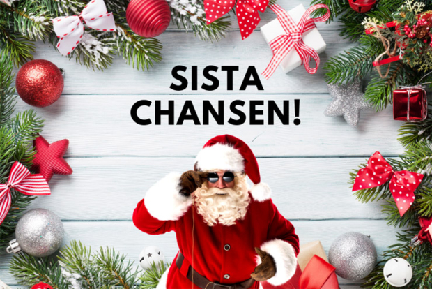 sista chansen att beställa julklappar