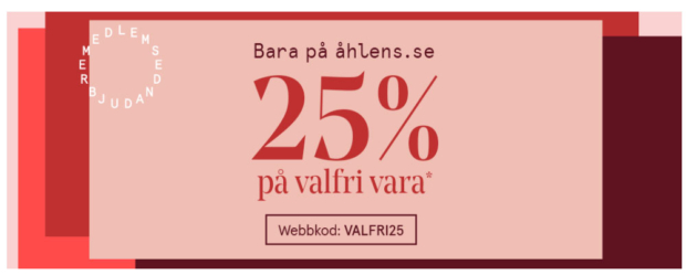 åhléns rabatt