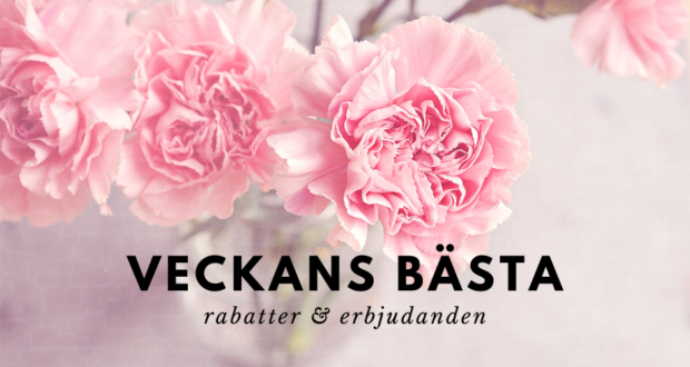 veckans bästa rabatter och erbjudanden från gratisprinsessan
