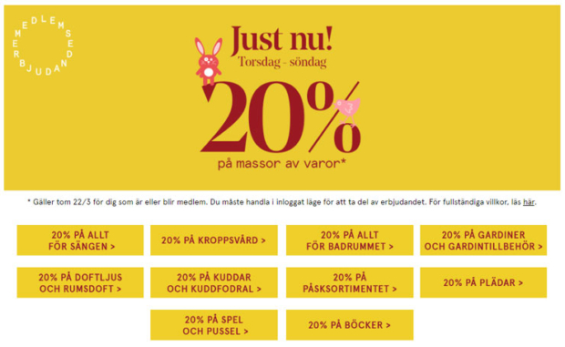 åhléns erbjudande