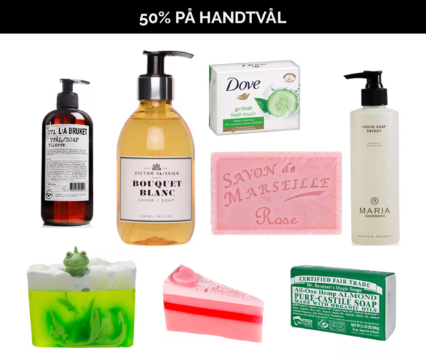 handtvål rabatt