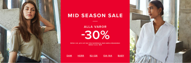 cubus - 30% rabatt på allt