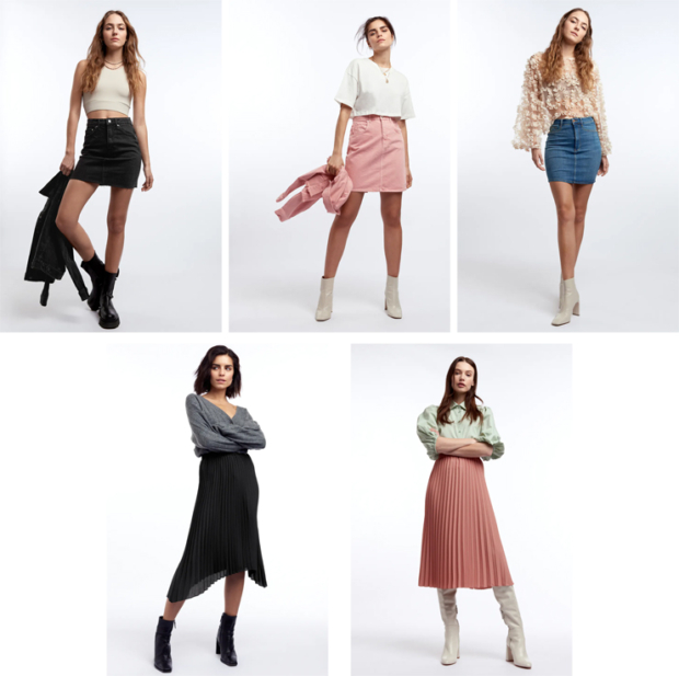 gina tricot kjolar