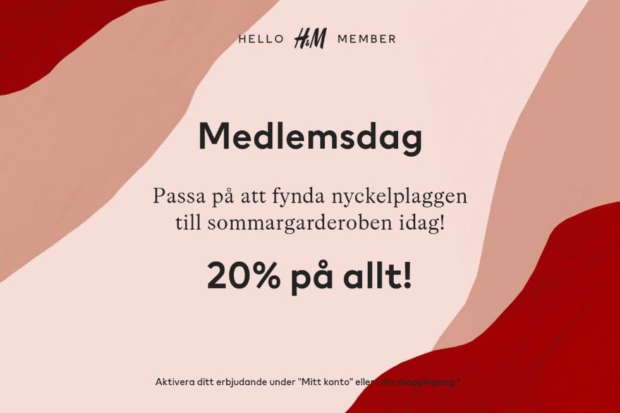 H&M rabatt
