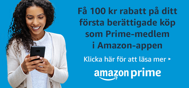 Få 100 kr rabatt hos Amazon - Gratisprinsessan