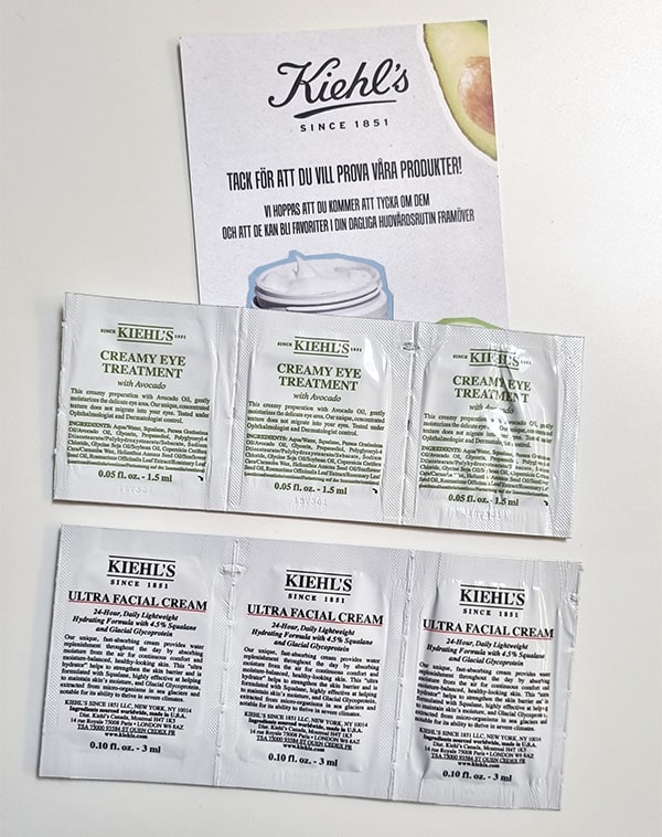 kiehls gratisprover