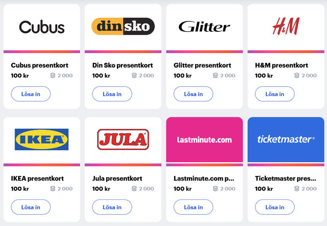 undersökningspaneler - belöningar