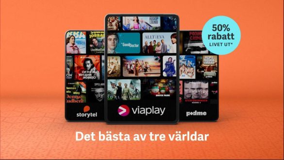Prova Storytel, Viaplay & Podme gratis i 30 dagar