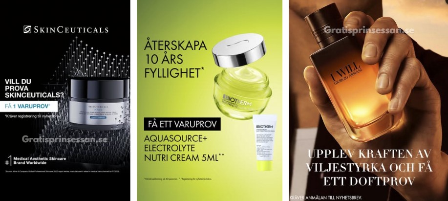 gratis varuprover