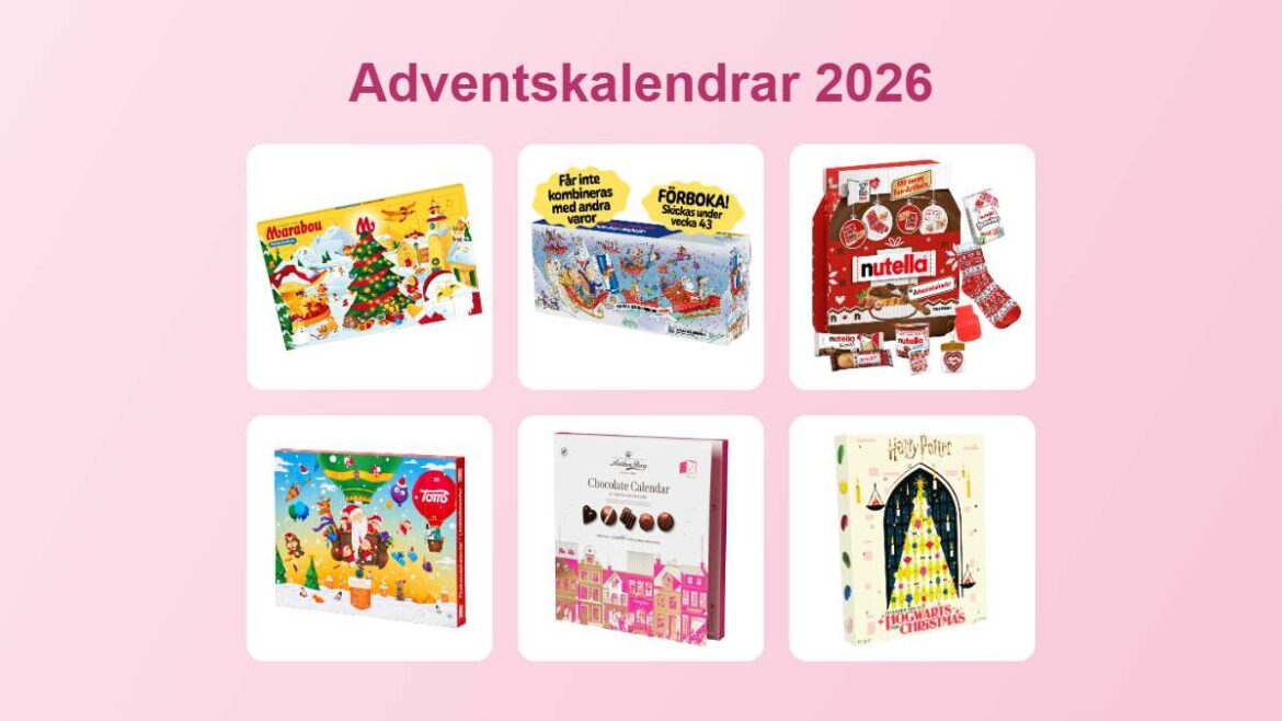 Adventskalendrar 2026 från Klippkungen