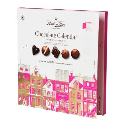 Anthon Berg chokladkalender med praliner och marsipan