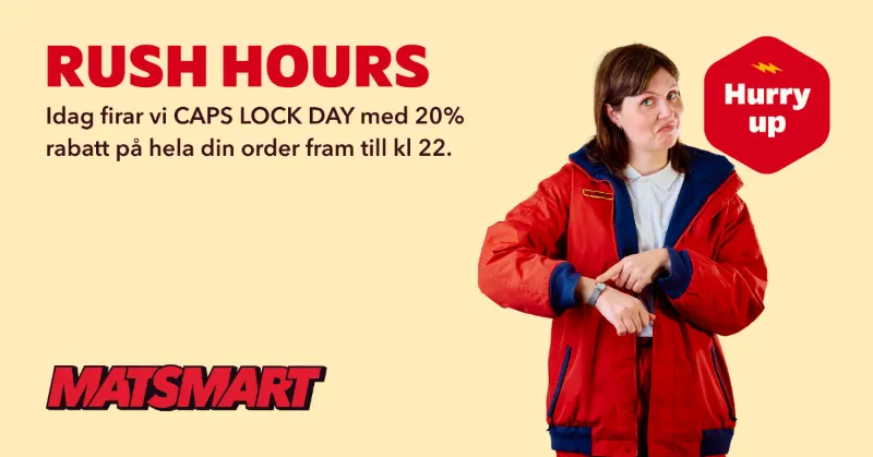 20% rabatt hos Matsmart