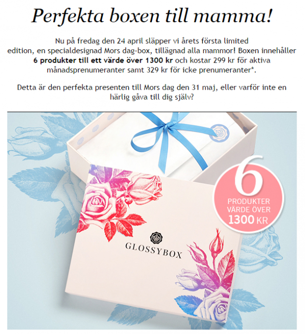 glossybox mors dag