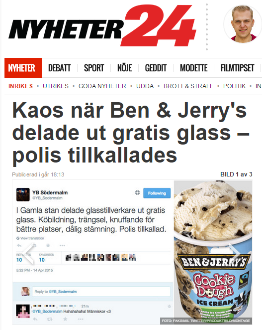 kaos ben & jerrys