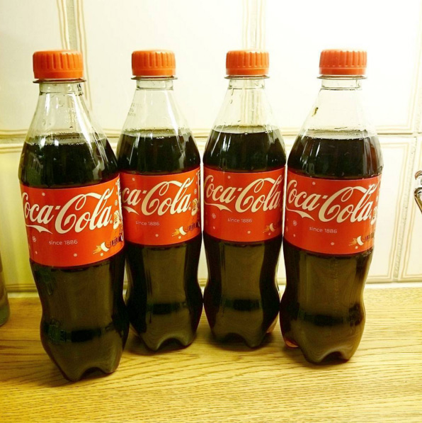 coca cola från santa misson