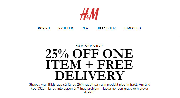 rabatt H&M
