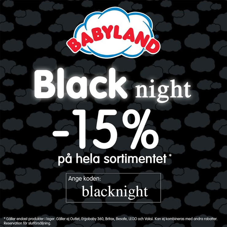 babyland black night rabatt