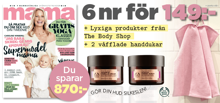 the body shop prenumeration