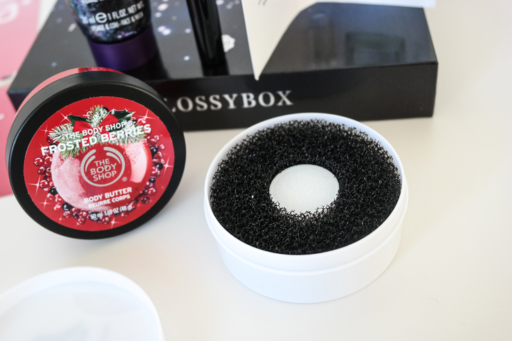 glossybox christmas sparkle makeup brush cleanser