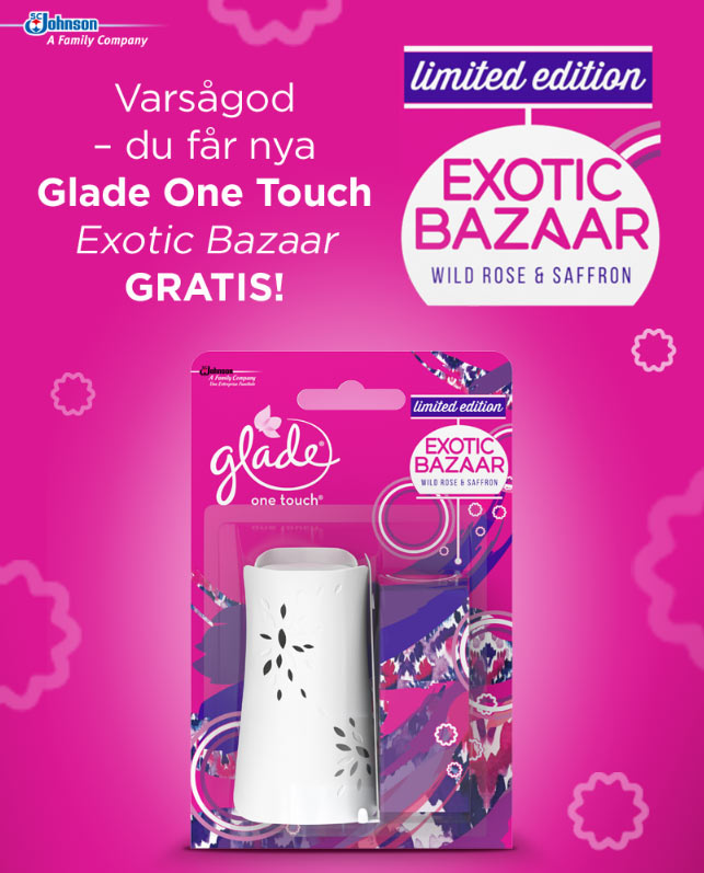 gratis glade one touch