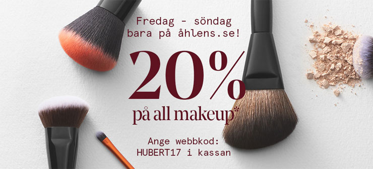 20% rabatt på makeup