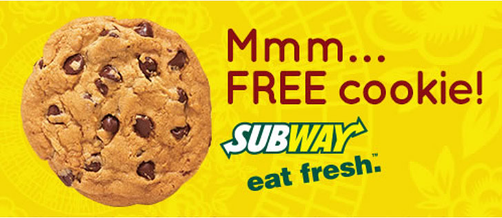 gratis kaka hos subway
