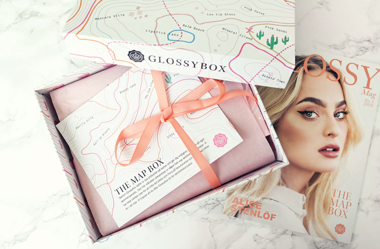glossybox maj 2018 - the map box