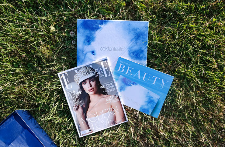 lookfantastic beauty box into the blue juni 2018
