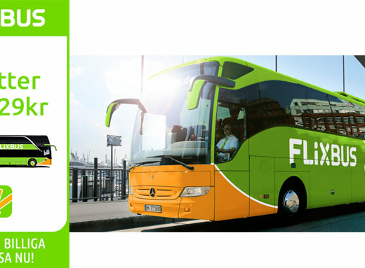 flixbus rabatt - bussresor