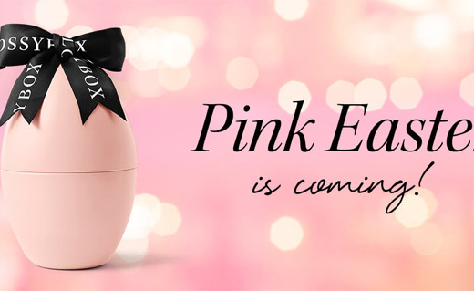 glossybox pink easter egg