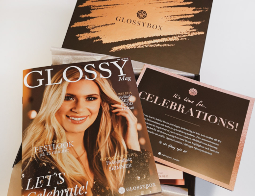 glossybox december 2019 - celebrations