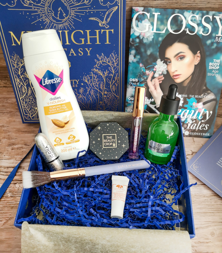 glossybox oktober 2020 - the beauty tales - midnight fantasy