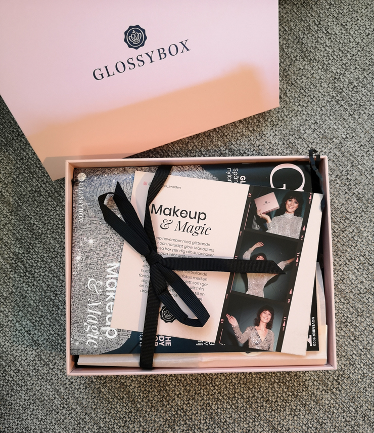 glossybox november 2020 - makeup & magic