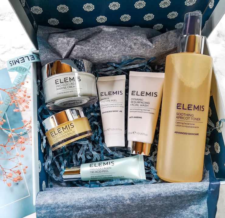 unboxing glossybox x ELEMIS limited edition 2021