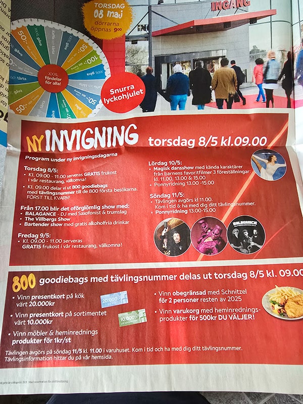 xxxlutz nyinvigning malmö